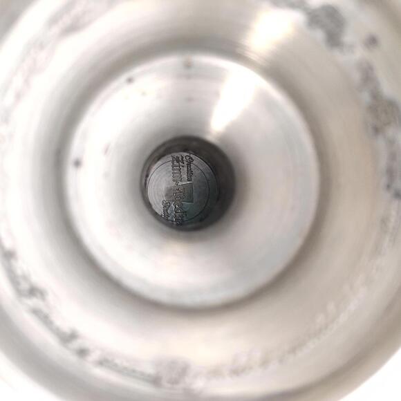 Vintage Zinn Becker Embossed Pewter Wine Goblets Collectible German Wine Cup - Picture 4 of 6